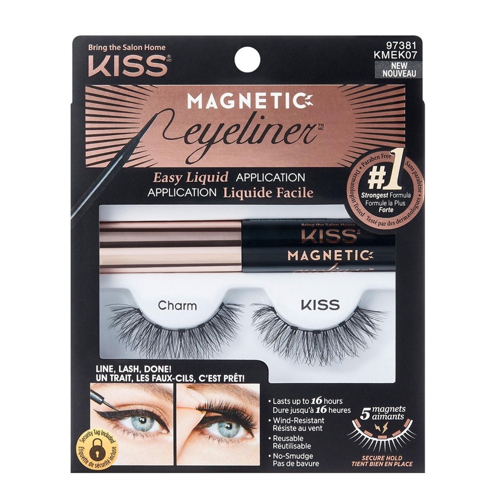 Kiss Magnetic Eyeliner Lash Kit - 07 Charm